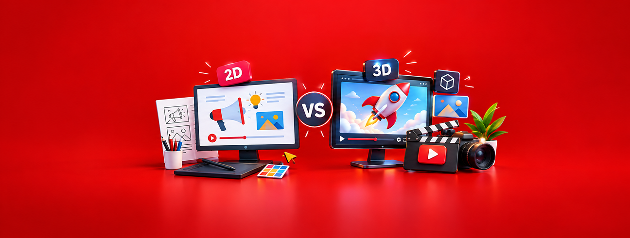 2D vs 3D Explainer Videos: Which Is Better for Your Brand?