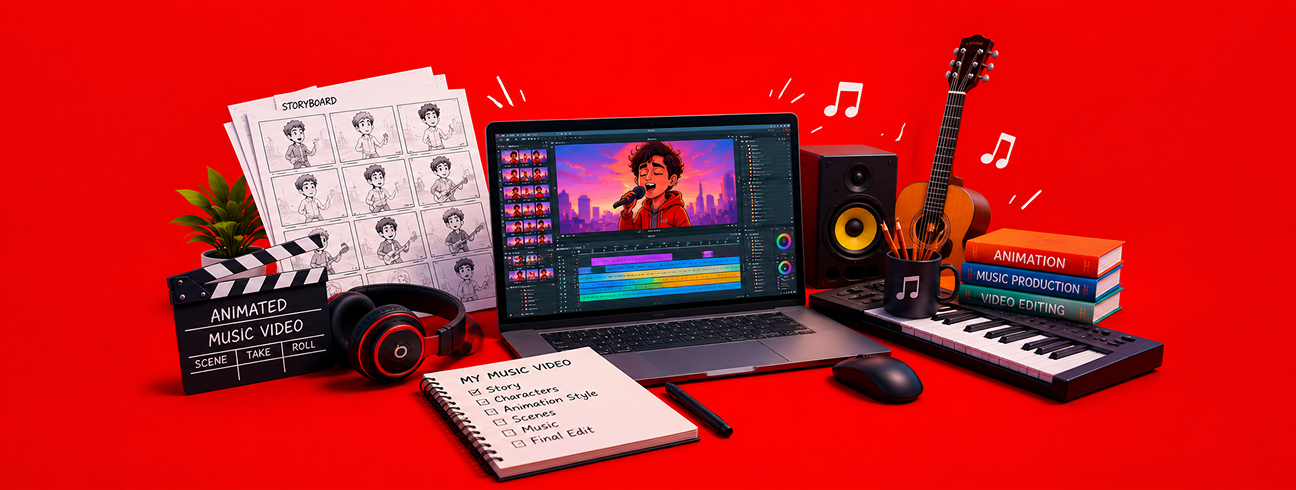 How to create an animated music video for your next song