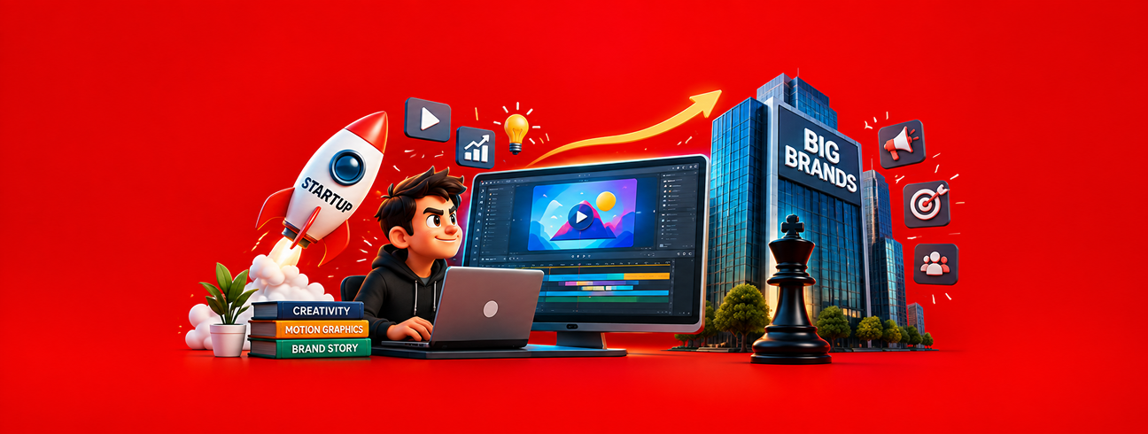 How Can Startups Compete with Bigger Brands Using Professional Motion Graphic Services?