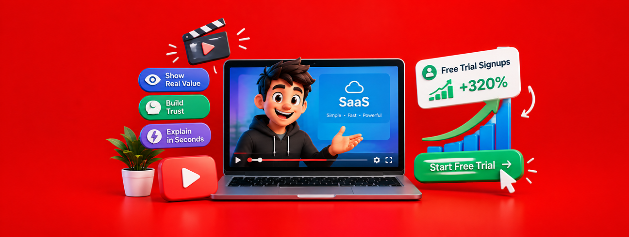 How SaaS Videos Increase Free Trial Signups and Boost Conversions