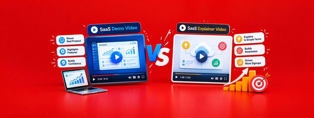 SaaS Demo Videos vs SaaS Explainer Videos: Which One Drives Better Results?