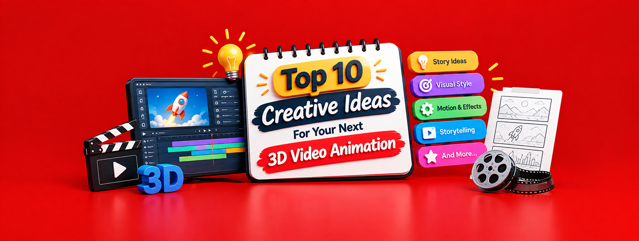 Top 10 Creative Ideas For Your Next 3D Video Animation